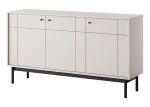 Komoda JINSEI kaszmir 154 cm na czarnym stelażu