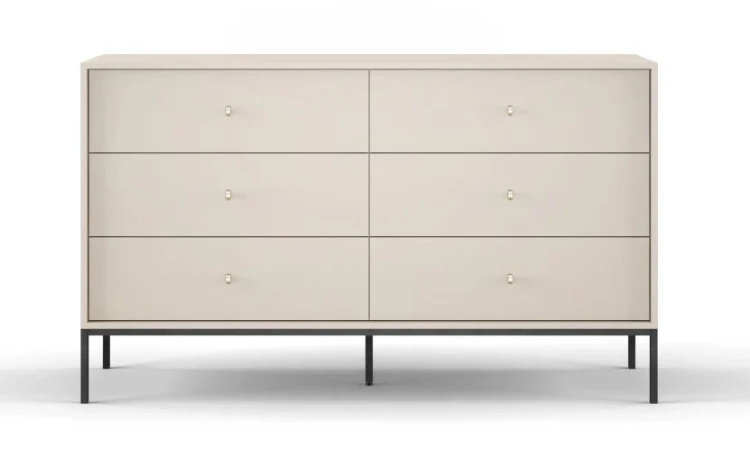 komoda-movo-bezowa-stelaz-czarny-154-cm-front.webp