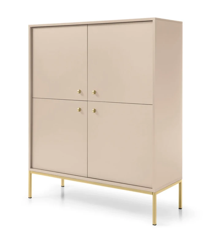 komoda-movo-bezowa-stelaz-zloty-104-cm-bok.webp