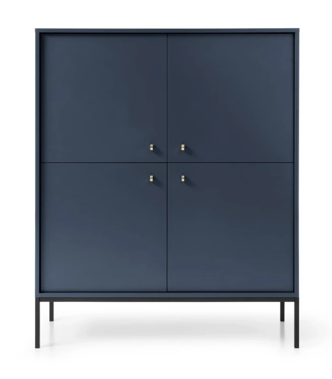 komoda-movo-granatowa-stelaz-czarny-104-cm-front.webp