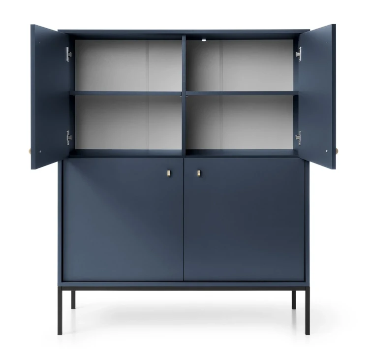 komoda-movo-granatowa-stelaz-czarny-104-cm-front-otwarta-3.webp
