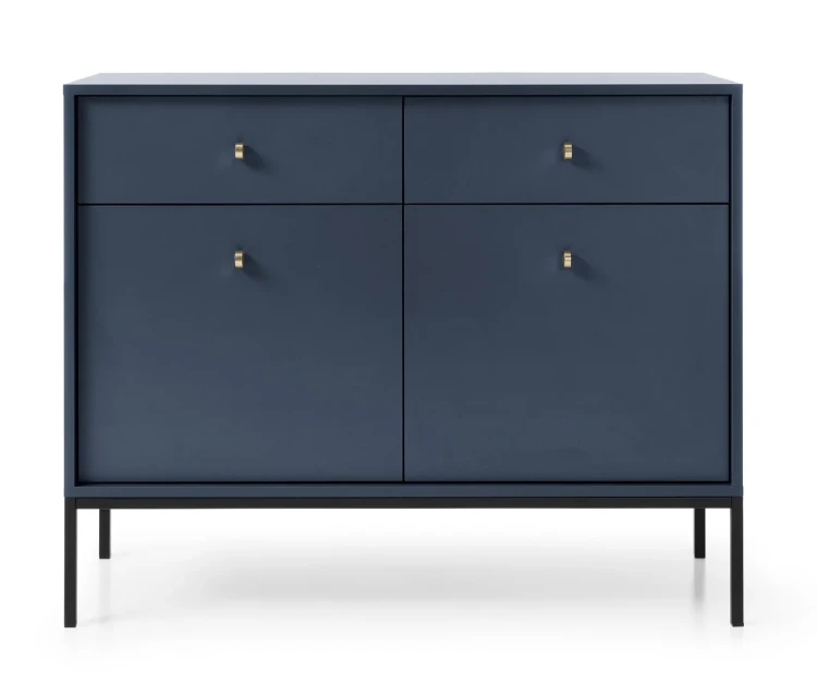 komoda-movo-granatowa-stelaz-czarny-104-cm-front-2.webp