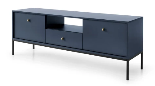 szafka-rtv-movo-granatowa-stelaz-czarny-154-cm-bok.webp