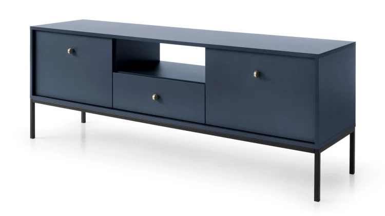 szafka-rtv-movo-granatowa-stelaz-czarny-154-cm-bok.webp