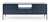 szafka-rtv-movo-granatowa-stelaz-czarny-154-cm-front.webp