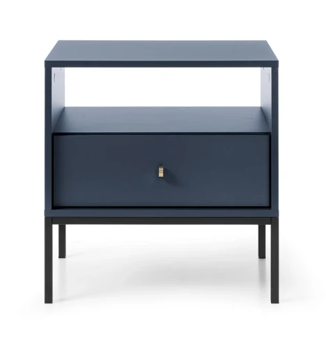 stolik-nocny-movo-granatowy-stelaz-czarny-54-cm-front.webp