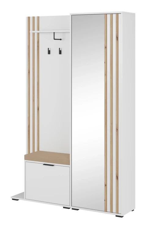 garderoba-nuvia-biały-dab-artisan-132-cm-poduszka-bok.webp