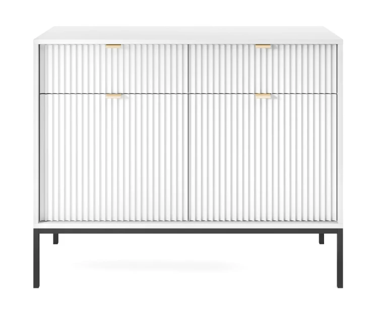 komoda-nilo-bialy-stelaz-czarny-104-cm-front..webp