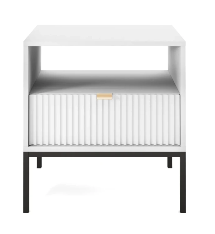 stolik-nocny-nilo-bialy-stelaz-czarny-54-cm-front.webp