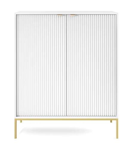 komoda-nilo-bialy-stelaz-zloty-104-cm-front.webp