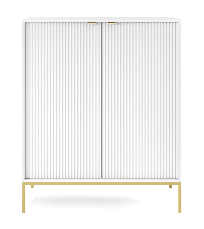 komoda-nilo-bialy-stelaz-zloty-104-cm-front.webp