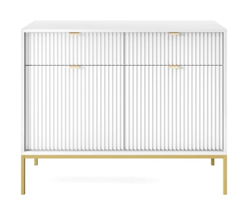 komoda-nilo-bialy-stelaz-zloty-104-cm-front-2.webp