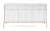 komoda-nilo-bialy-stelaz-zloty-154-cm-front.webp