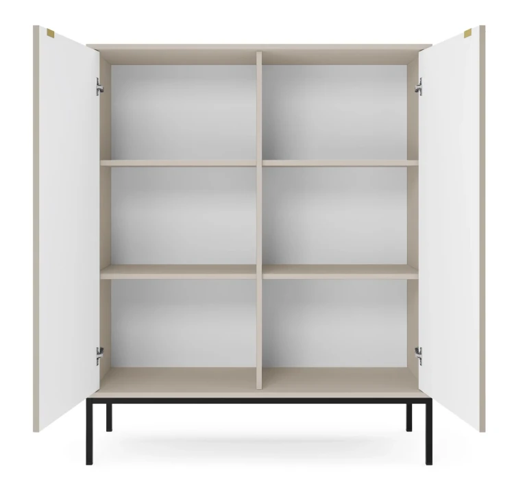 komoda-nilo-kaszmir-stelaz-czarny-104-cm-front-otwarta.webp