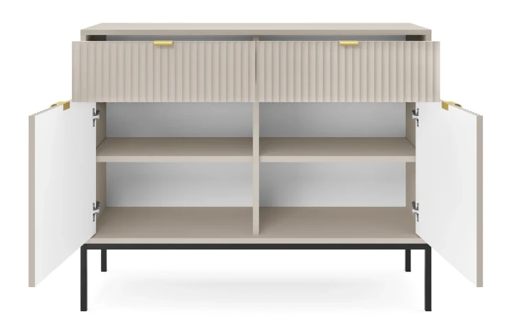 komoda-nilo-kaszmir-stelaz-czarny-104-cm-front-otwarta-2.webp