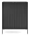komoda-nilo-czarna-stelaz-czarny-104-cm-front.webp