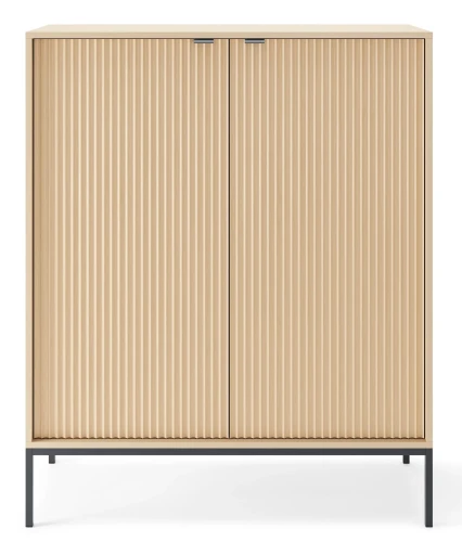 komoda-nilo-dab-vicenza-stelaz-czarny-104-cm-front.webp