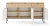 komoda-nilo-dab-vicenza-stelaz-czarny-154-cm-front-otwarta.webp