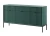 komoda-nilo-zielona-stelaz-czarny-uchwyt-czarny-154-cm-bok.webp