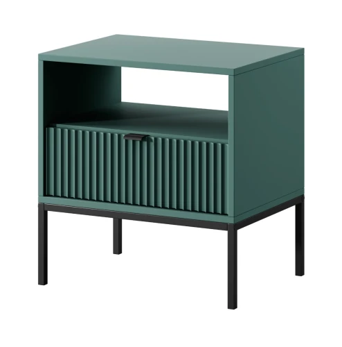 stolik-nocny-nilo-zielony-stelaz-czarny-uchwyt-czarny-54-cm-bok.webp