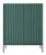 komoda-nilo-zielona-stelaz-czarny-uchwyt-zloty-104-cm-front.webp