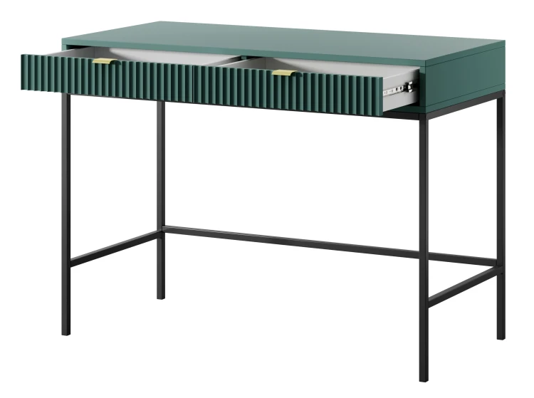 toaletka-nilo-zielona-stelaz-czarny-uchwyt-zloty-104-cm-bok-otwarta.webp