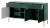 komoda-nilo-zielona-stelaz-zloty-uchwyt-zloty-154-cm-bok-otwarta.webp