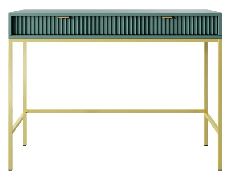 toaletka-nilo-zielona-stelaz-zloty-uchwyt-zloty-104-cm-front.webp