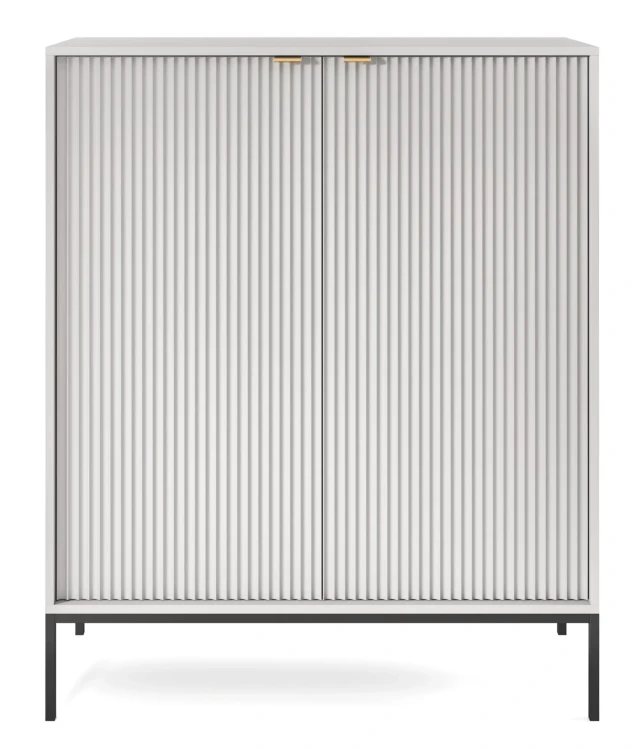 komoda-nilo-szara-stelaz-czarny-104-cm-front.webp