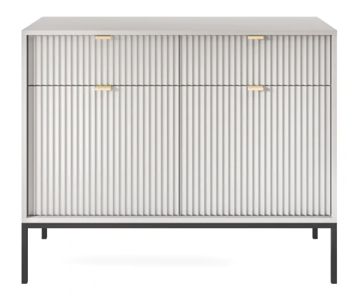 komoda-nilo-szara-stelaz-czarny-104-cm-front-2.webp