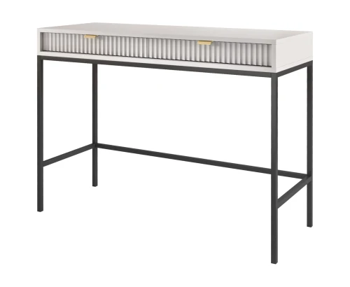 toaletka-nilo-szara-stelaz-czarny-104-cm-bok.webp