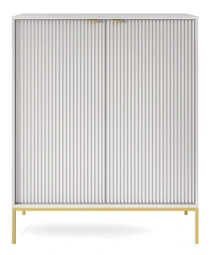 komoda-nilo-szara-stelaz-zloty-104-cm-front.webp