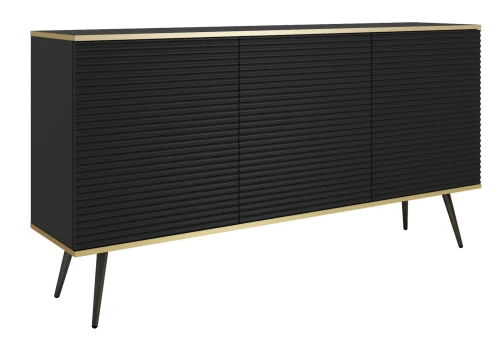 komoda-orvo-mdf-czarny-stelaz-czarny-160-cm-bok.webp