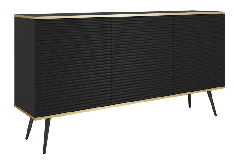 komoda-orvo-mdf-czarny-stelaz-czarny-160-cm-bok.webp