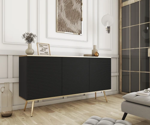 komoda-orvo-mdf-czarny-stelaz-zloty-160cm-aranzacja.webp