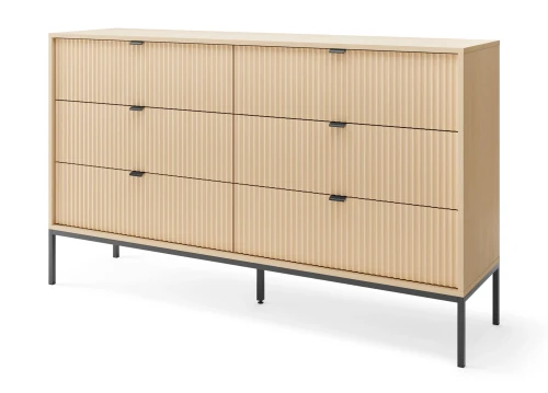 komoda-nilo-dab-vicenza-stelaz-czarny-154-cm-bok-2.webp
