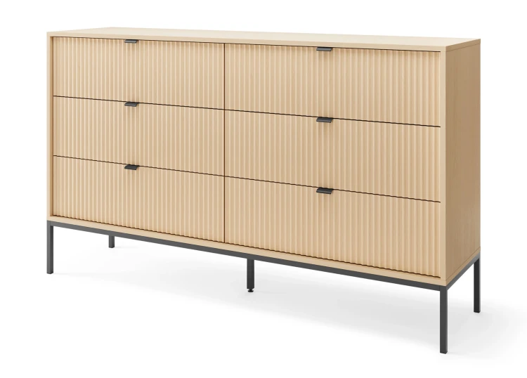 komoda-nilo-dab-vicenza-stelaz-czarny-154-cm-bok-2.webp