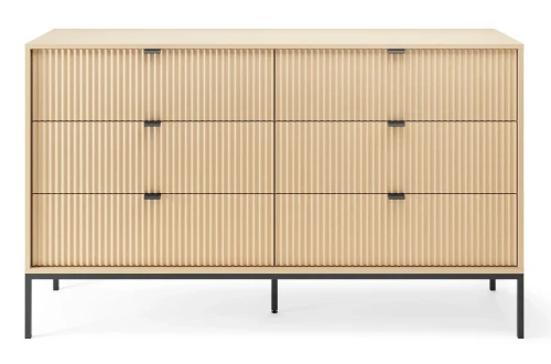 komoda-nilo-dab-vicenza-stelaz-czarny-154-cm-front-2.webp