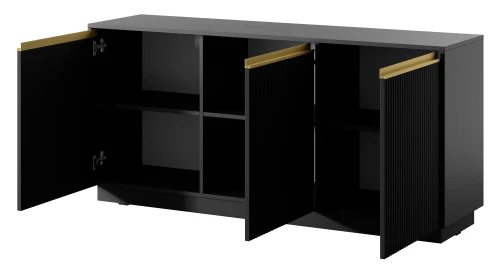 komoda-rhodos-czarny-154-cm-bok-otwarty.webp