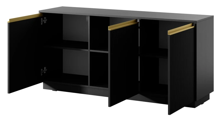 komoda-rhodos-czarny-154-cm-bok-otwarty.webp