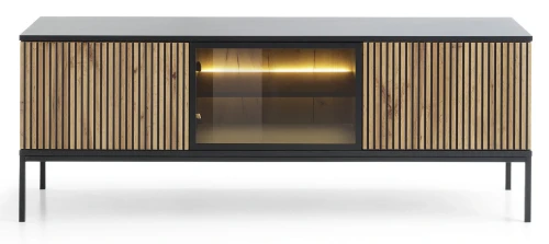 szafka-rtv-savaro-dab-wotan-czarny-154-cm-front.webp
