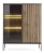 witryna-savaro-dab-wotan-czarny-104-cm-front.webp