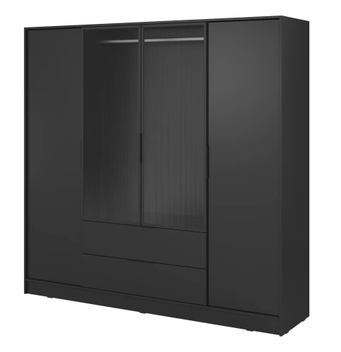 szafa-srodkowe-szklo-ryflowane-drazek-kavio-czarna-206-cm-bok.webp