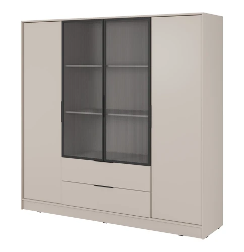 szafa-srodkowe-szklo-ryflowane-polki-kavio-kaszmir-206-cm-bok.webp