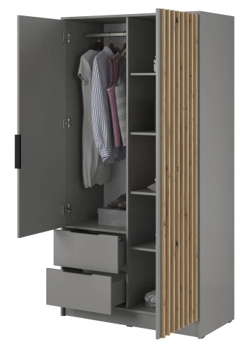 szafa-nuvia-szary-dab-artisan-105-cm-bok-otwarta.webp