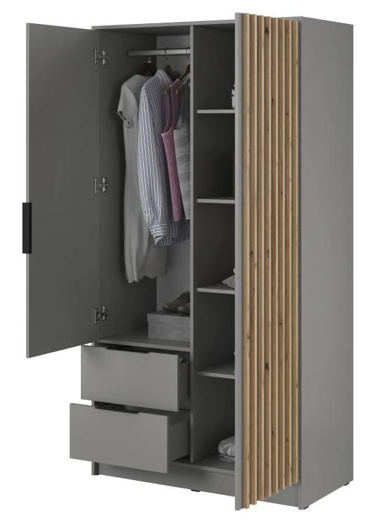 szafa-nuvia-szary-dab-artisan-105-cm-bok-otwarta.webp