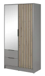Szafa Nuvia Szara 105 cm z lustrem
