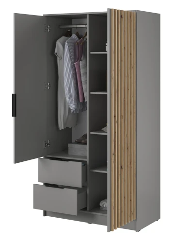 szafa-lustro-nuvia-szary-dab-artisan-105-cm-bok-otwarta.webp