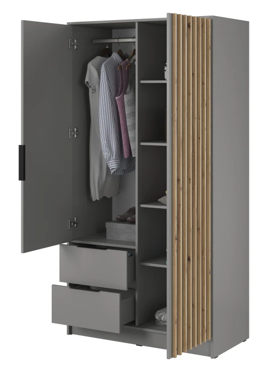 szafa-lustro-nuvia-szary-dab-artisan-105-cm-bok-otwarta.webp
