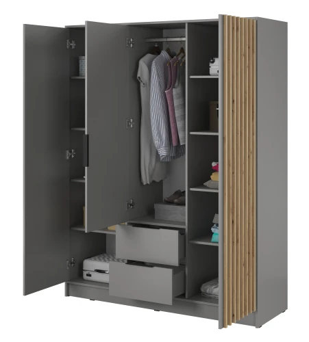 szafa-nuvia-szary-dab-artisan-155-cm-bok-otwarta.webp